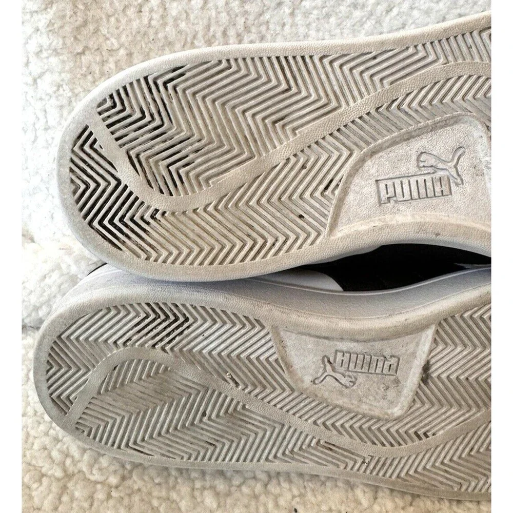 Puma Smash V2 Lace Up Athletic Running Shoe‎ Mens Size 14 365215 01 White Black